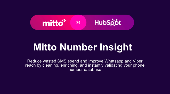 Mitto Number Insight Demo Video